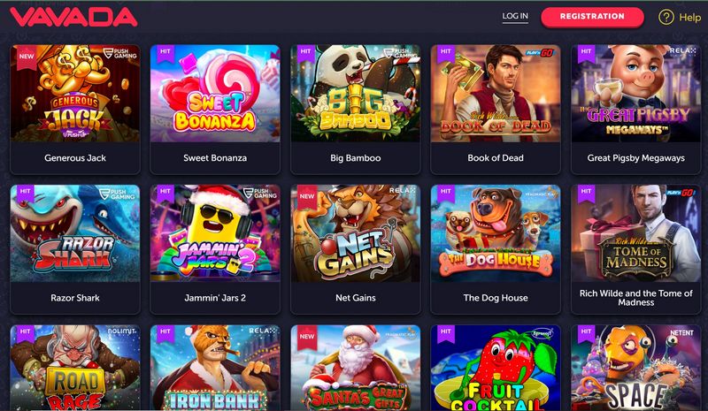 Игровой зал VAVADA